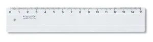 Pravítko 742500 15 cm číre